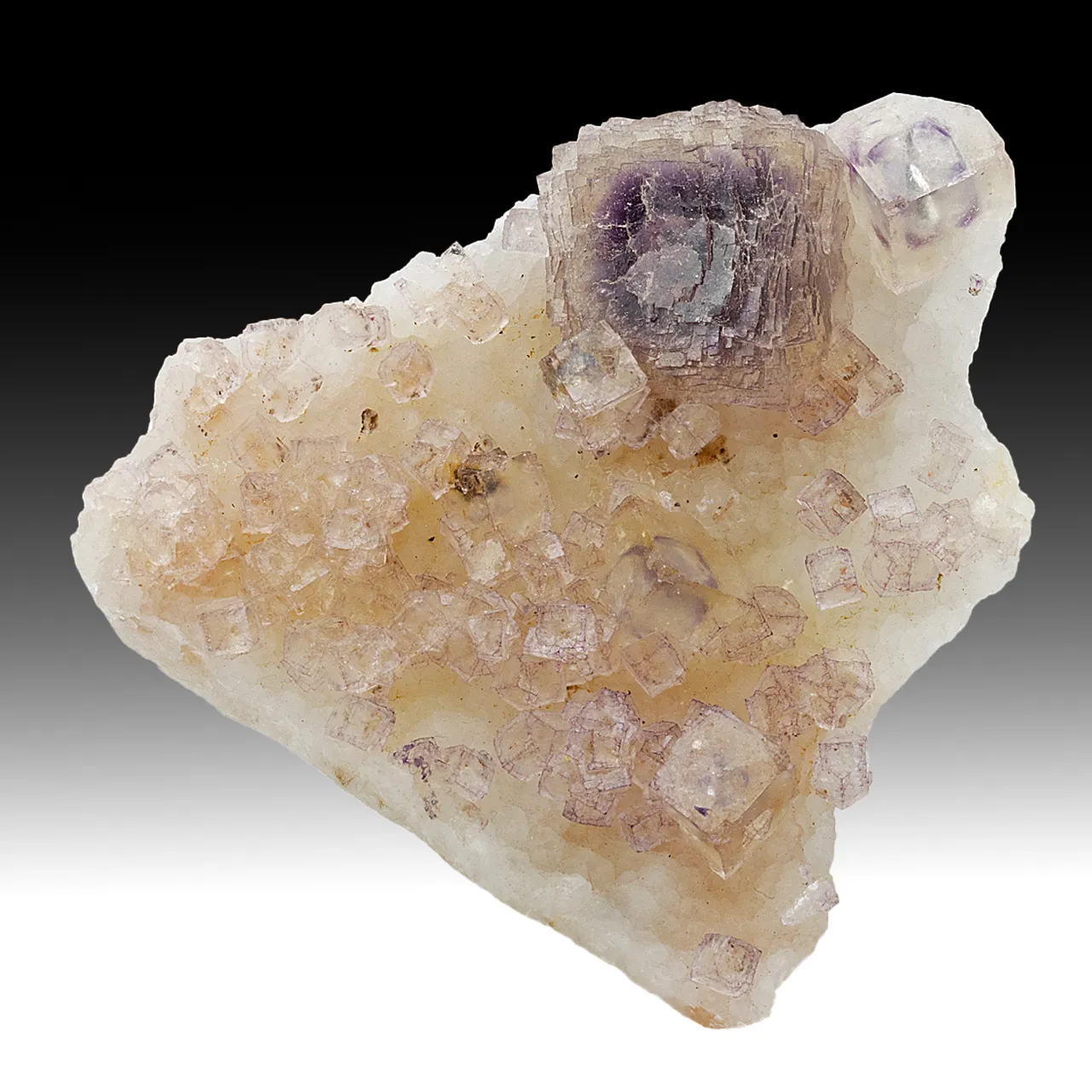 Fluorite with Quartz - image 1