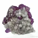 Fluorite With Quartz and Baryte - image 2