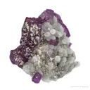 Fluorite With Quartz and Baryte - image 3