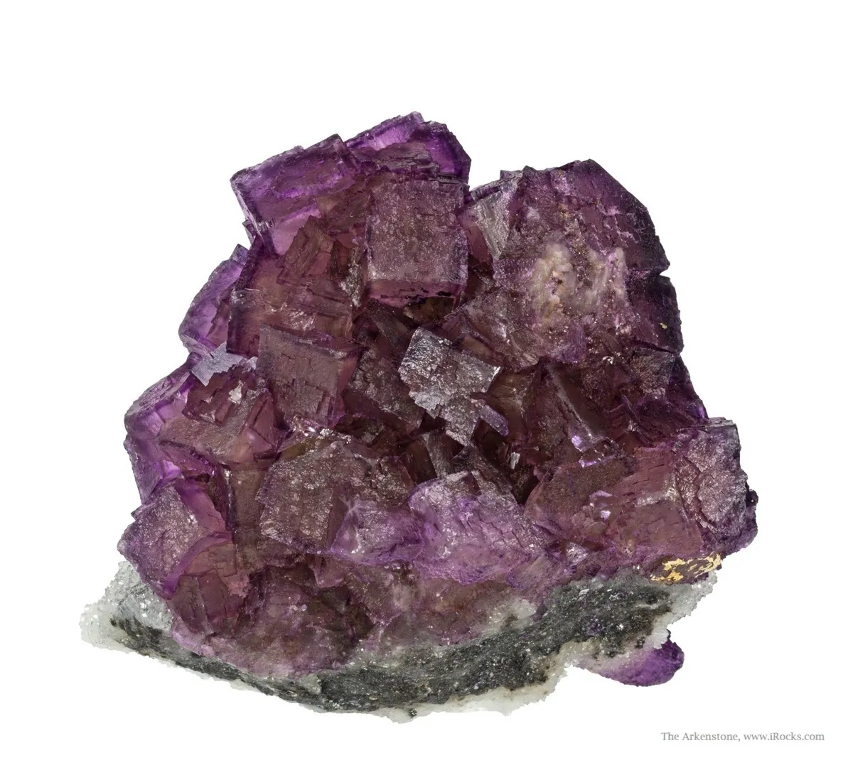 Fluorite With Quartz and Baryte - image 4