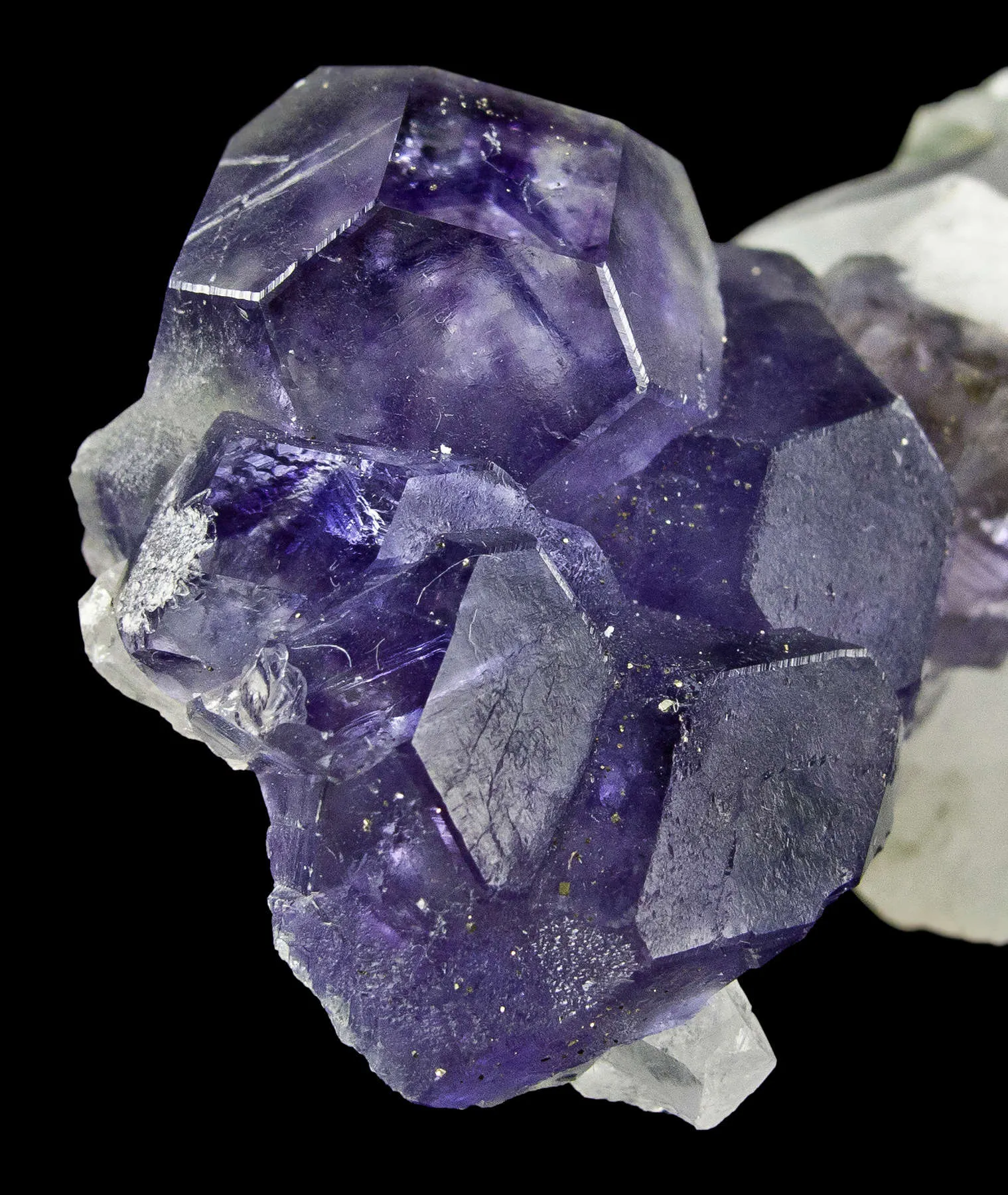 Fluorite With Quartz and Calcite - image 7