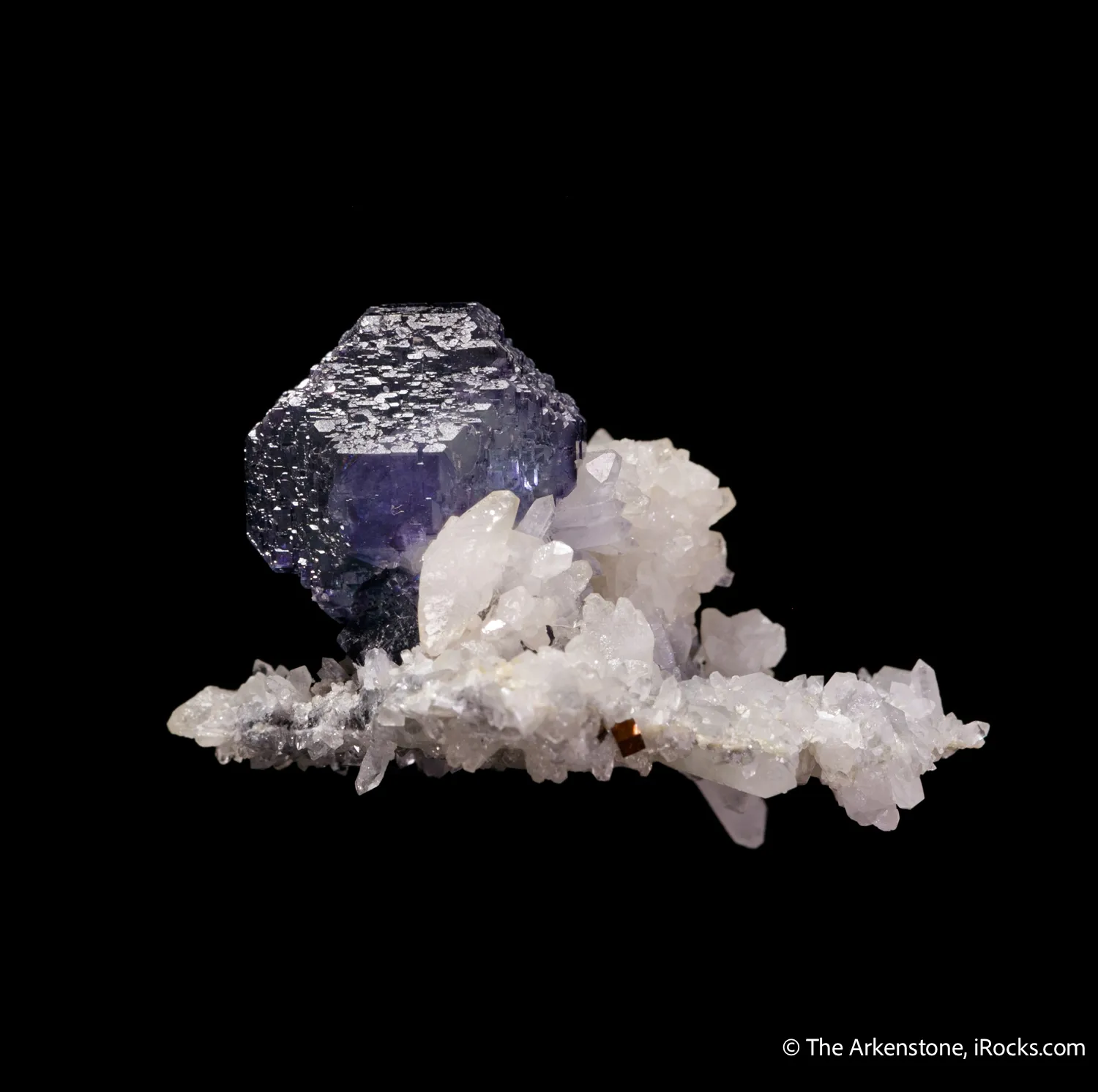 Fluorite with Quartz and Calcite - image 4