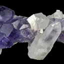 Fluorite With Quartz and Calcite - image 1
