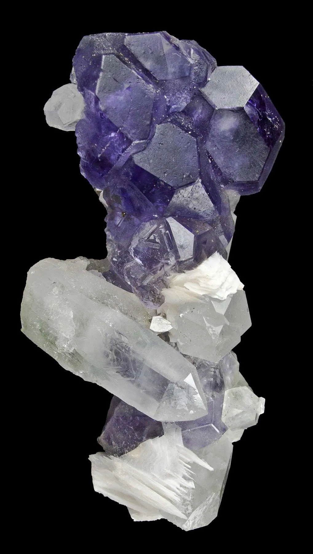 Fluorite With Quartz and Calcite - image 10