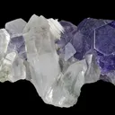 Fluorite With Quartz and Calcite - image 9