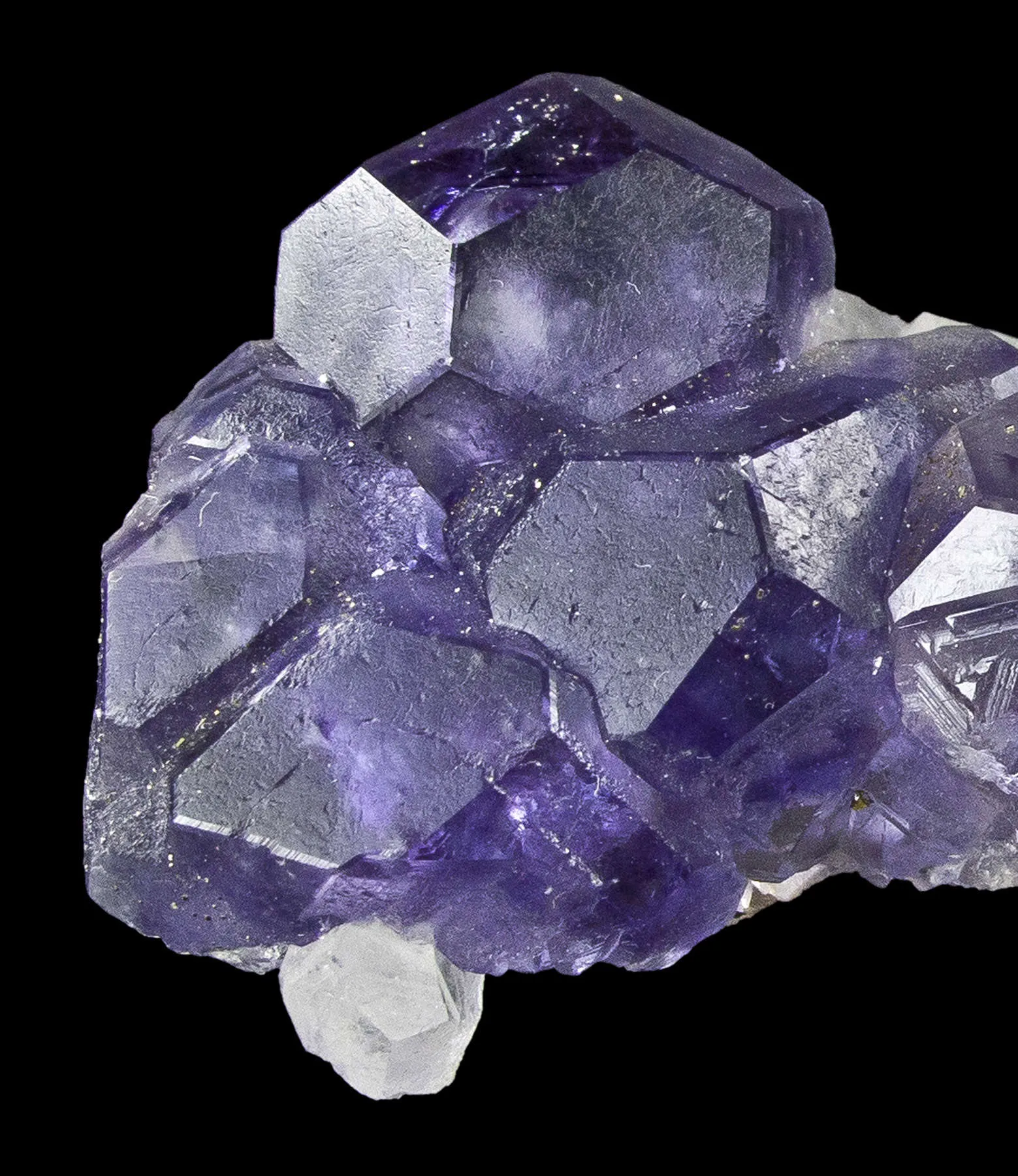 Fluorite With Quartz and Calcite - image 4