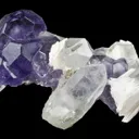 Fluorite With Quartz and Calcite - image 5