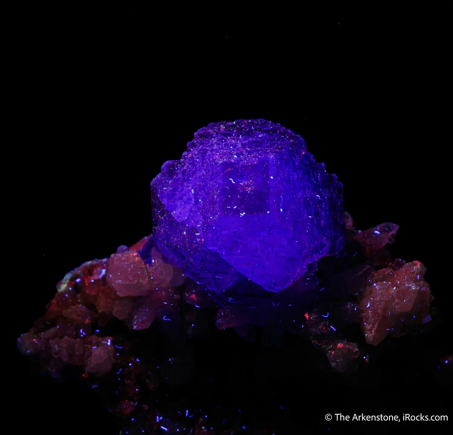 Fluorite with Quartz and Calcite - image 7
