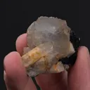 Fluorite with Quartz and Chalcopyrite - image 2