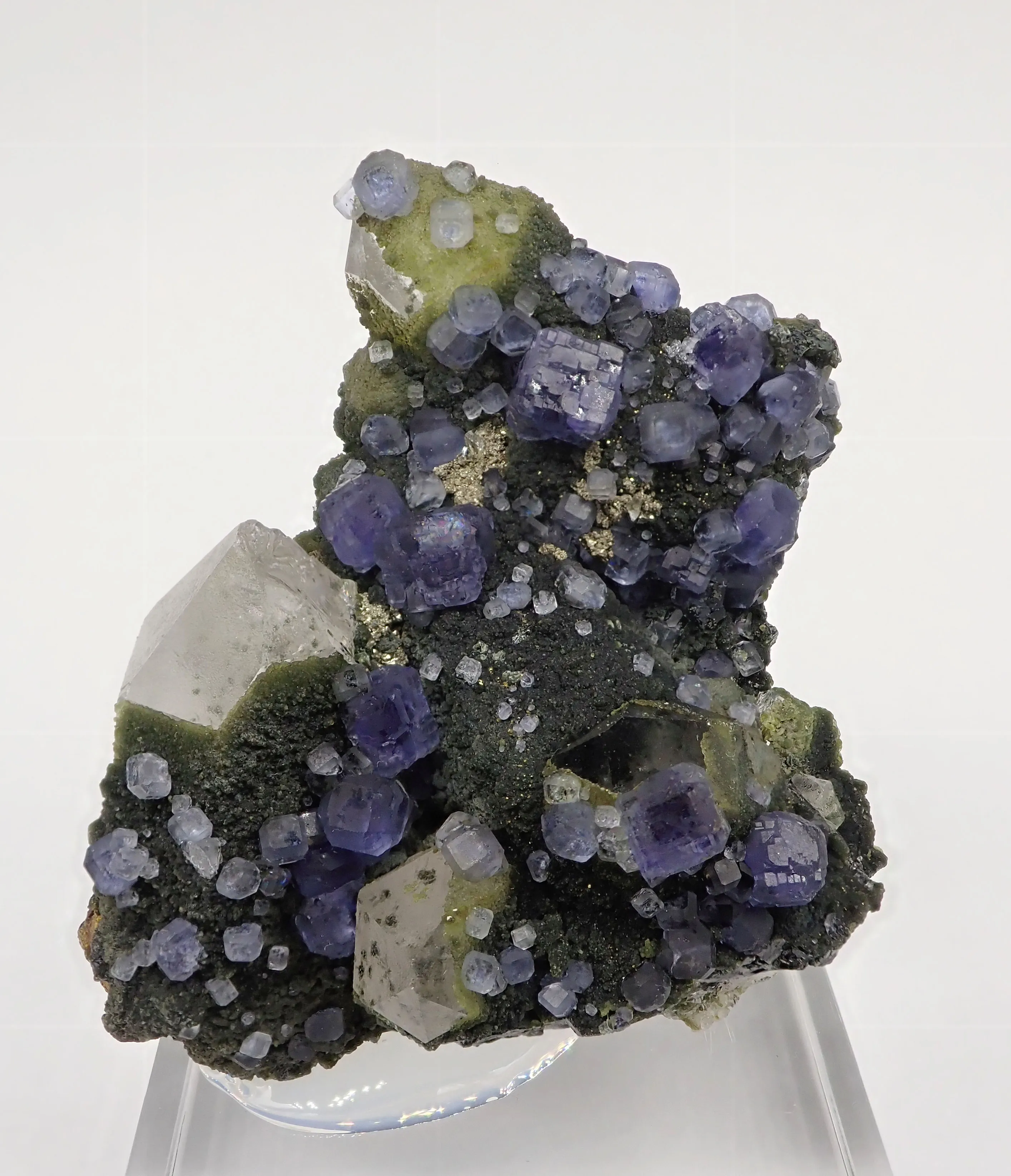 Fluorite with Quartz and Chlorite - image 4