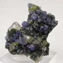 Fluorite with Quartz and Chlorite - image 1