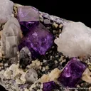 Fluorite with Quartz and Dolomite - image 2
