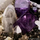 Fluorite with Quartz and Dolomite - image 1