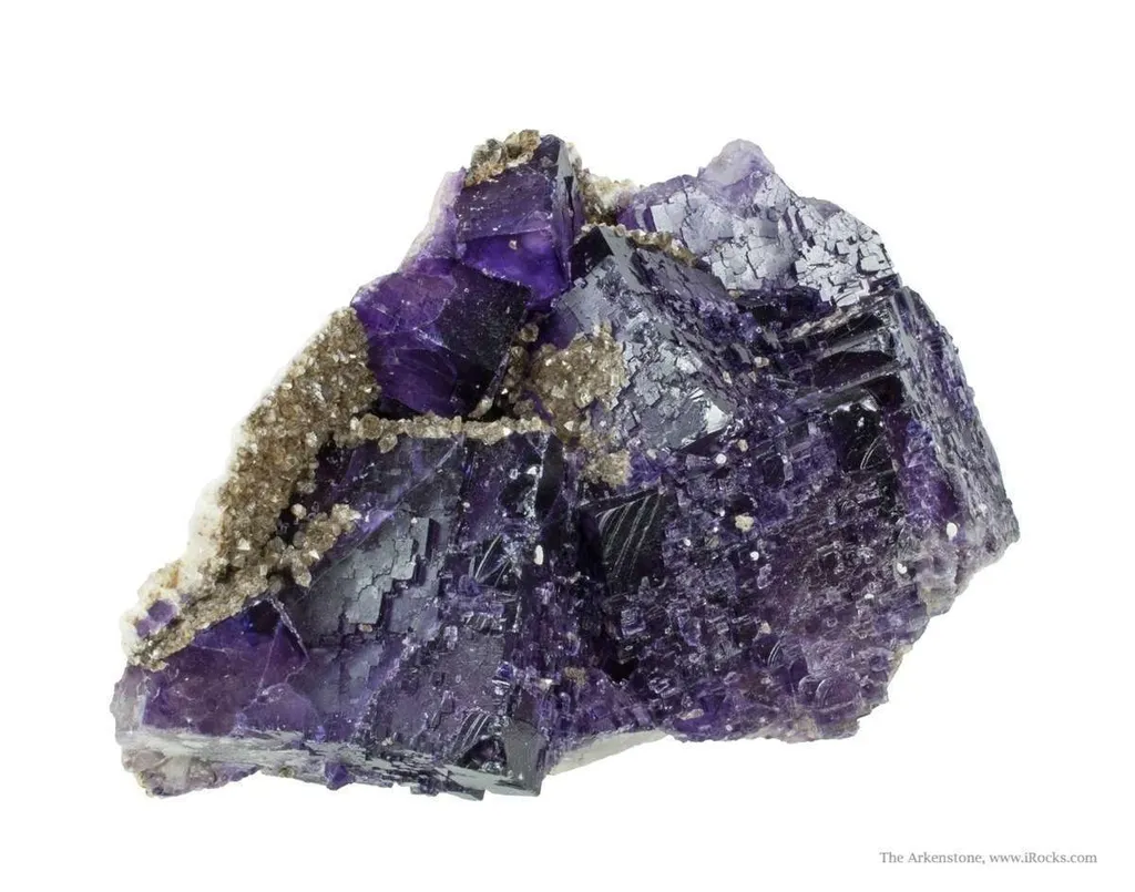 Fluorite With Quartz and Hydrocarbons - image 3