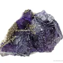 Fluorite With Quartz and Hydrocarbons - image 3