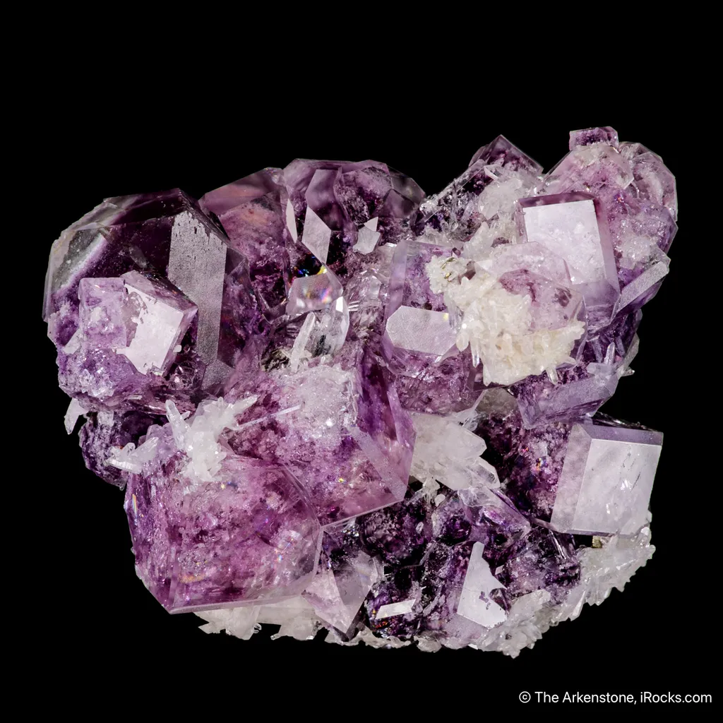 Fluorite with Quartz and Pyrite - image 2