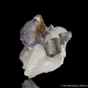 Fluorite with Quartz and Pyrite - image 4