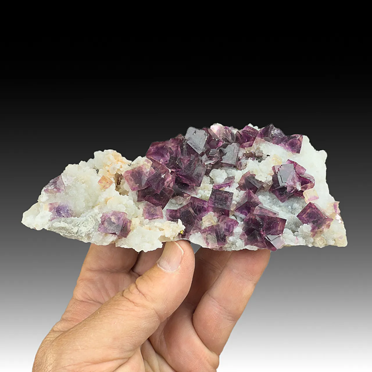 Fluorite with Quartz - image 1