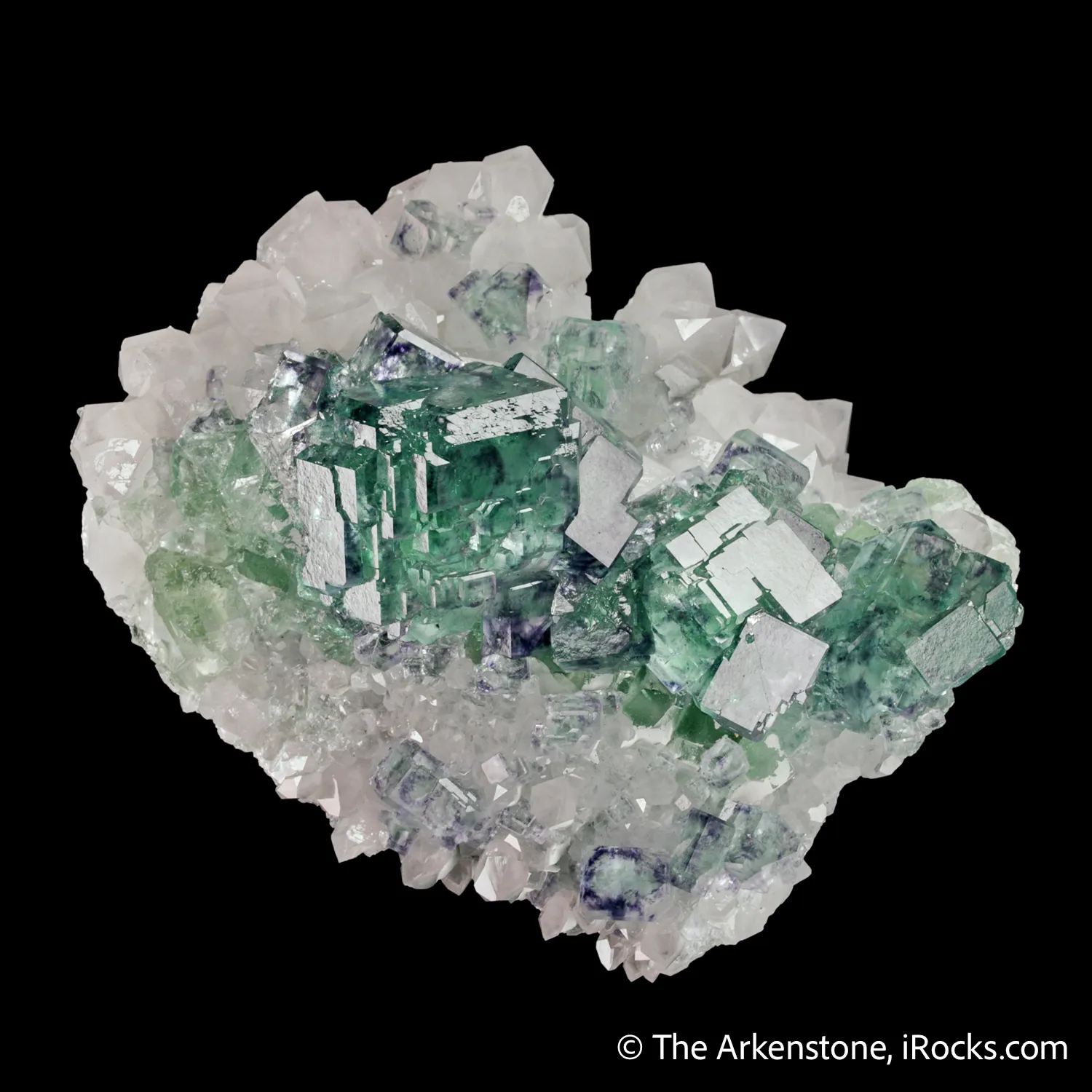 Fluorite with Quartz - image 4