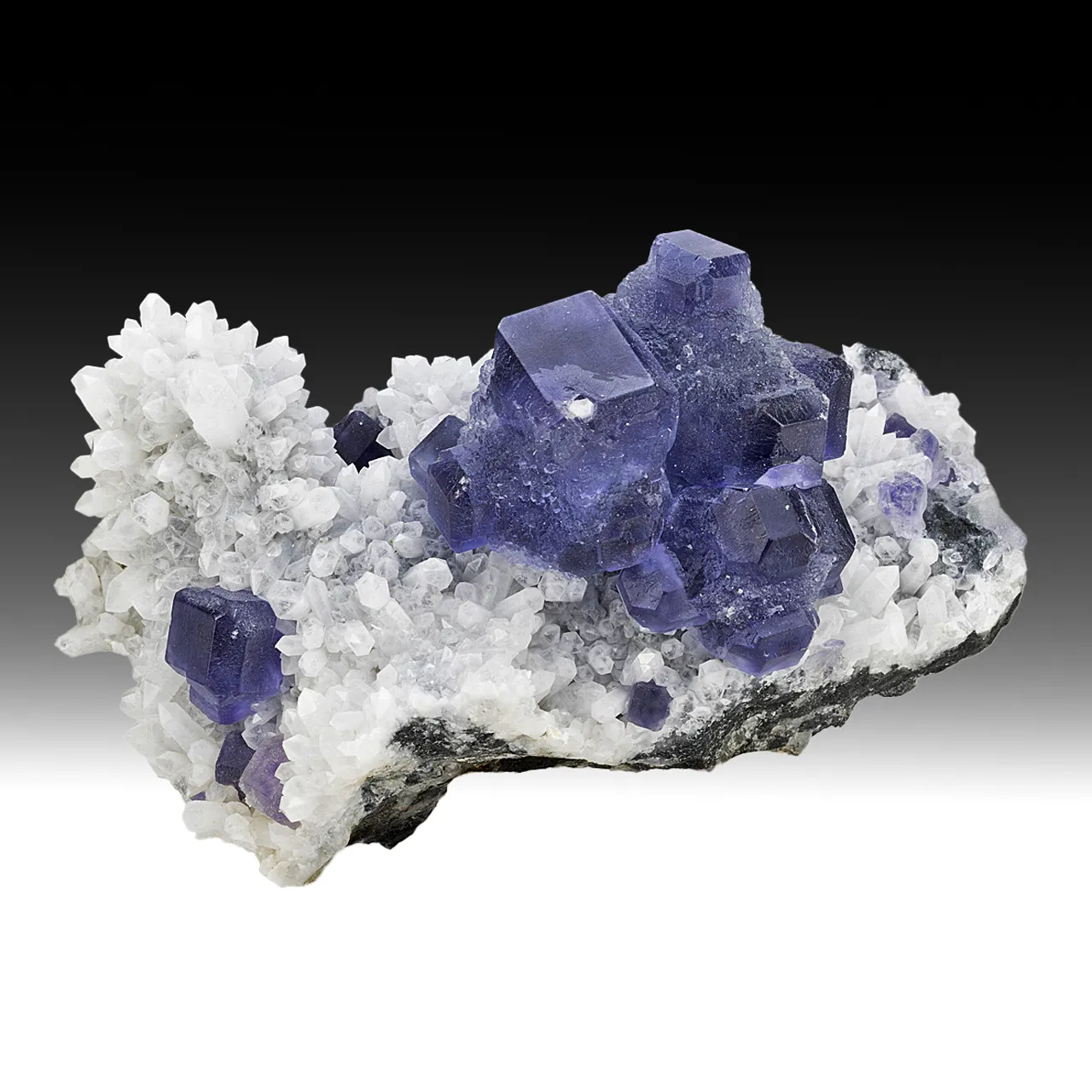 Fluorite with Quartz - image 1