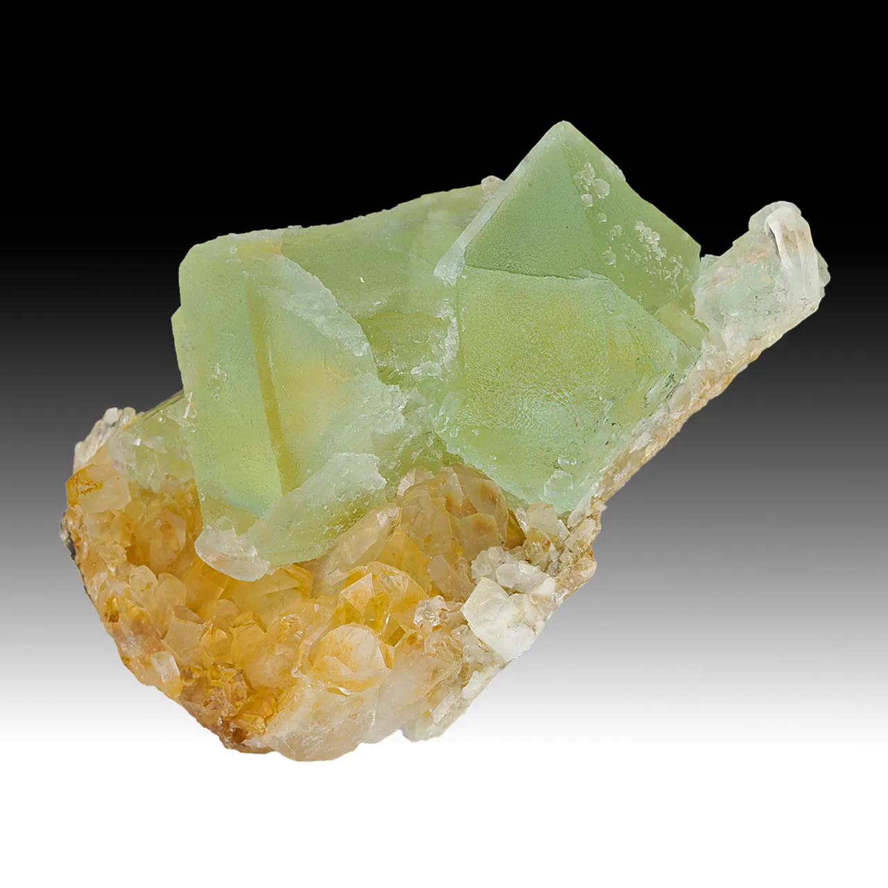 Fluorite with Quartz - image 1