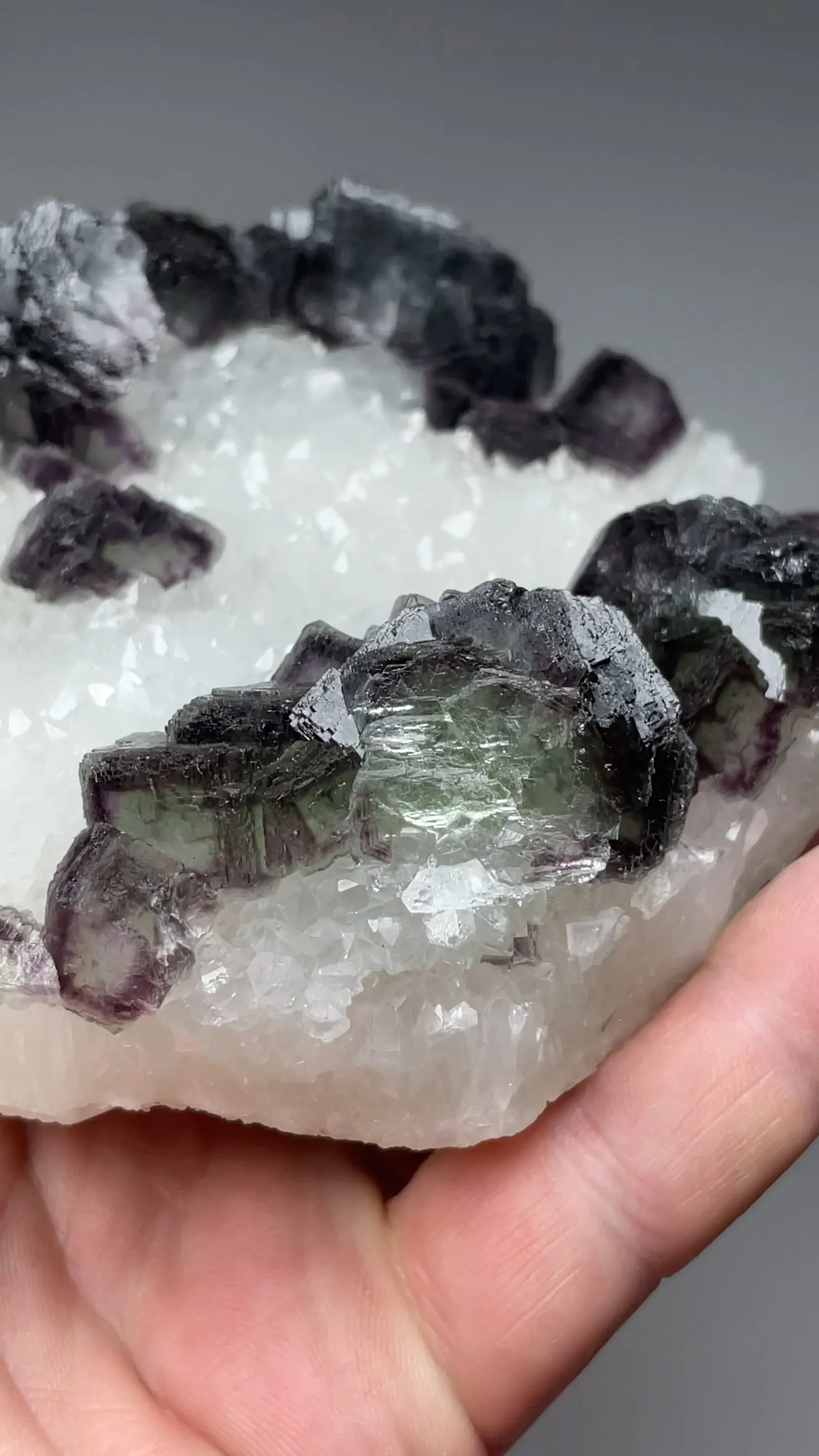 Fluorite with Quartz - image 2