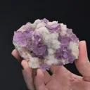FLUORITE with QUARTZ - image 2