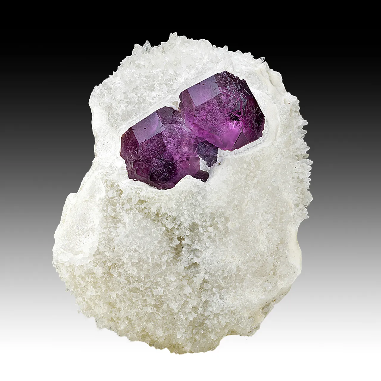 Fluorite with Quartz - image 1