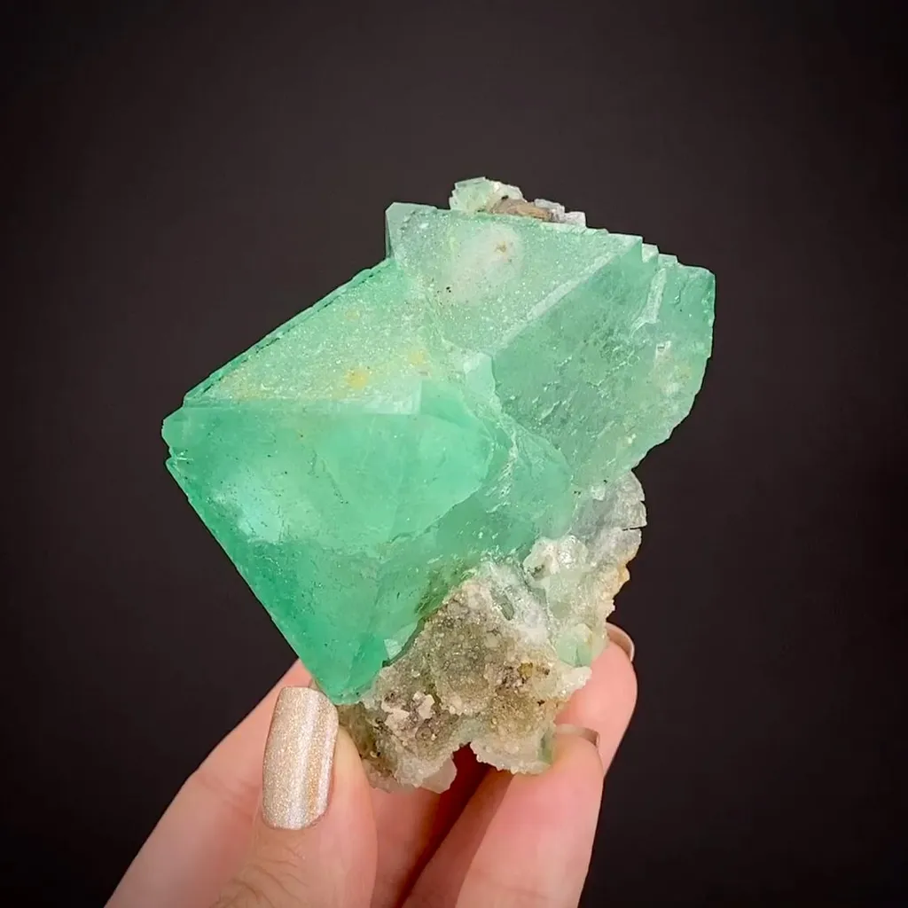 Fluorite with Quartz image