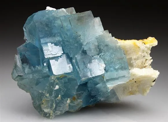 Fluorite with Quartz - image 1