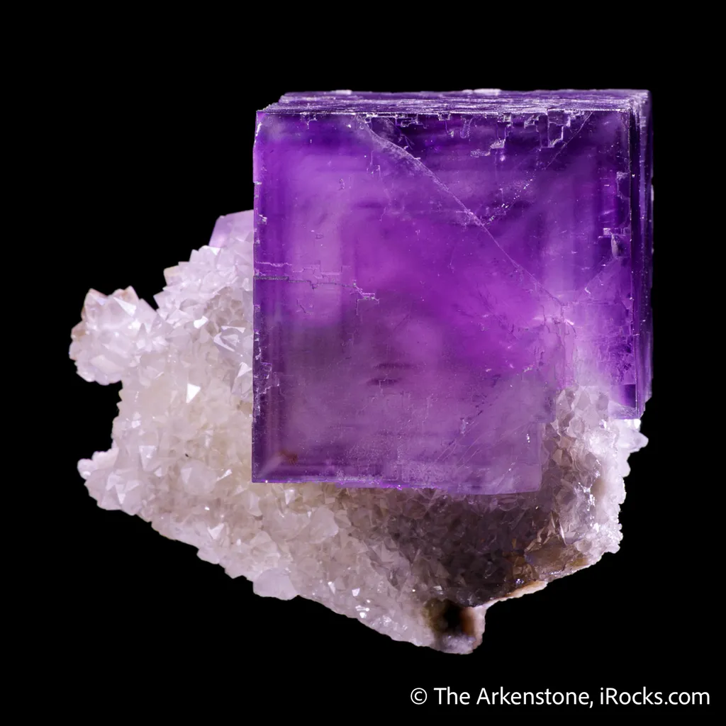 Fluorite with Quartz