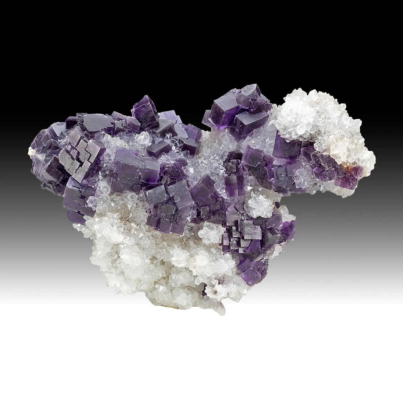 Fluorite with Quartz - image 1