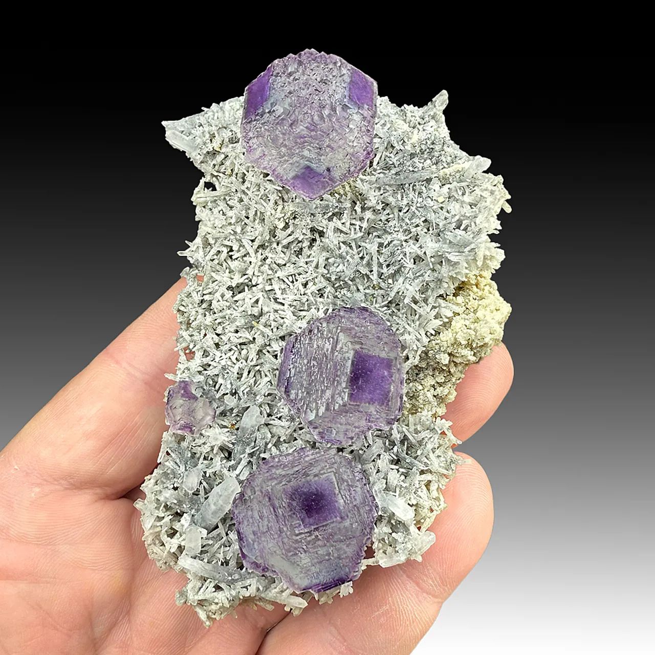 Fluorite with Quartz - image 1
