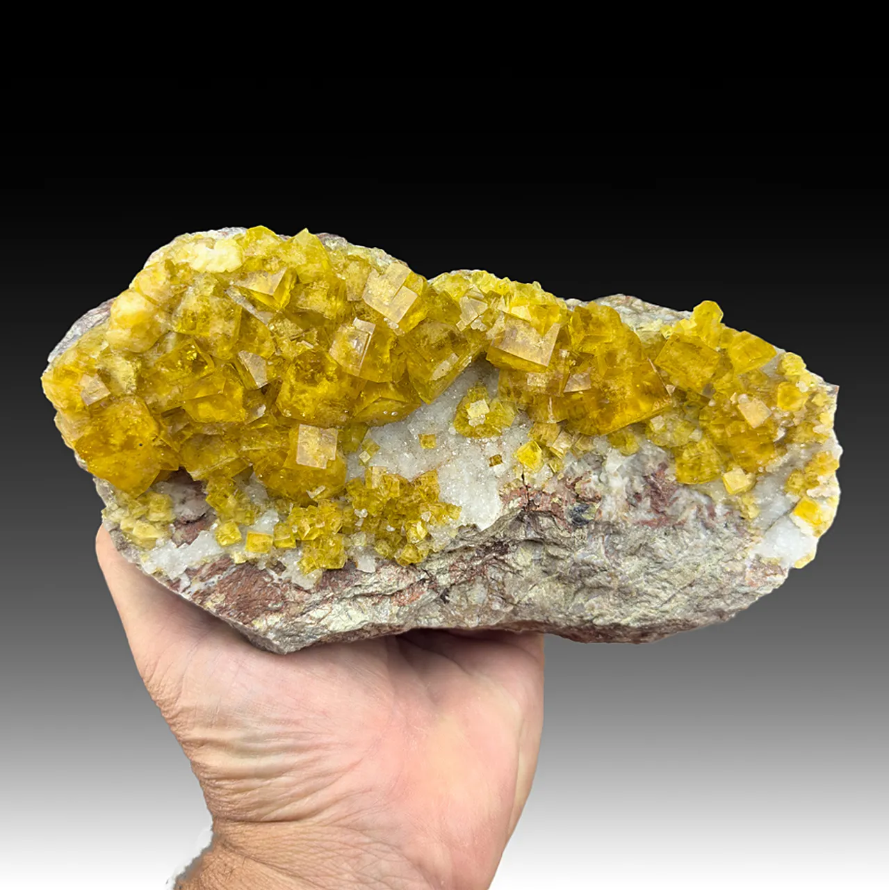 Fluorite with Quartz - image 1