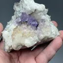 Fluorite with Quartz, Calcite - image 2