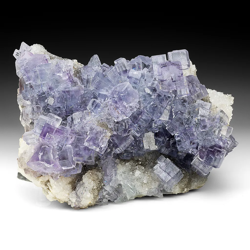 Fluorite with Quartz image