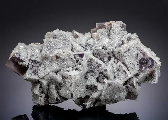 Fluorite with Quartz image