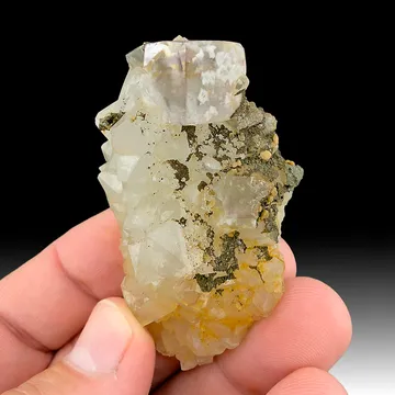Fluorite with Quartz