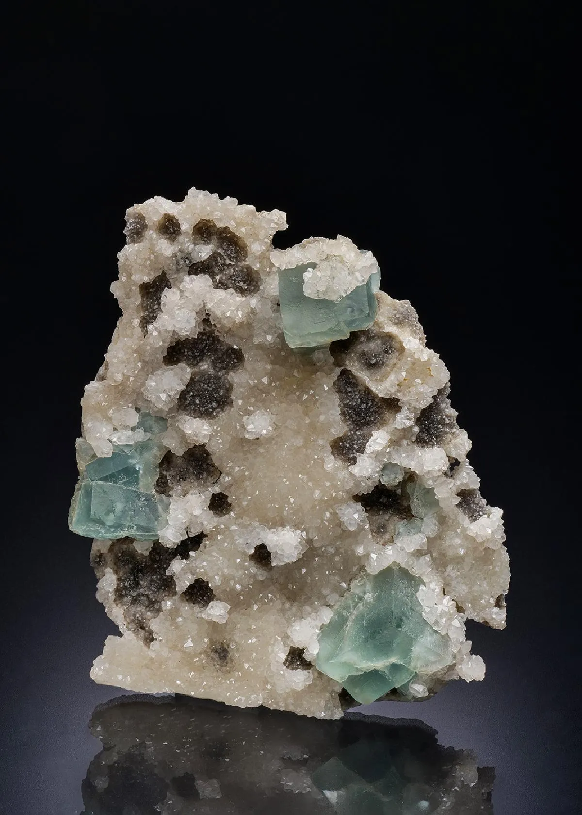 Fluorite with Quartz - image 1