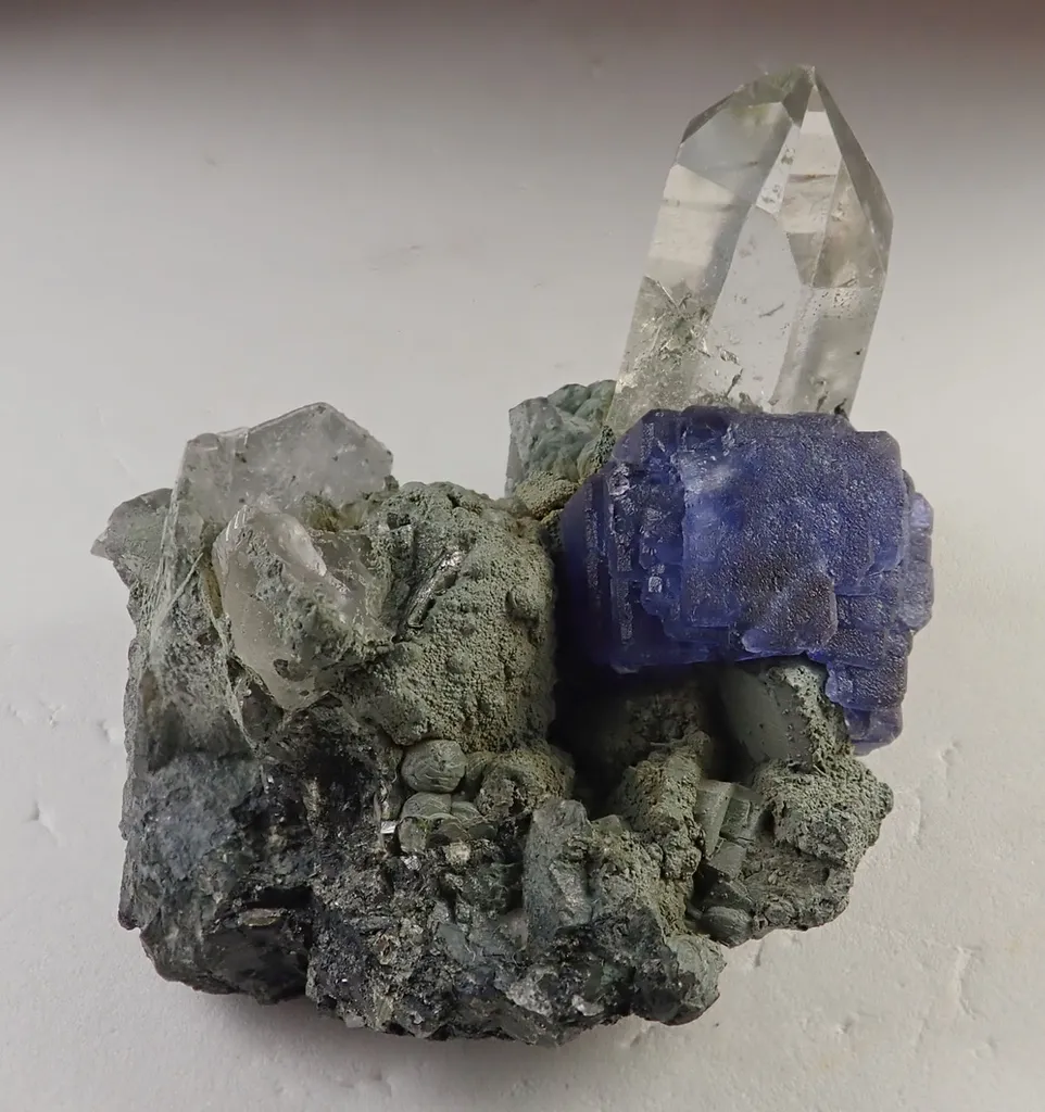 Fluorite with Quartz - image 3