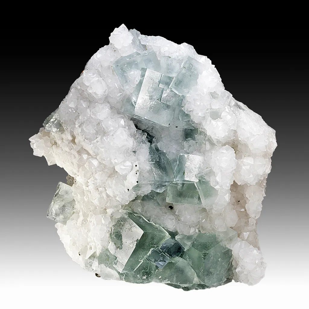 Fluorite with Quartz image