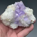 Fluorite with Quartz - image 3