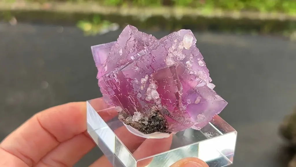 Fluorite with Quartz - image 5