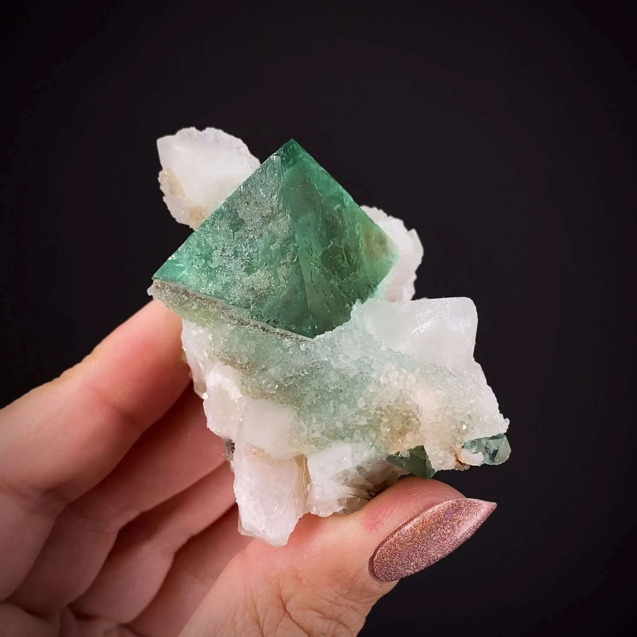 Fluorite with Quartz - image 2