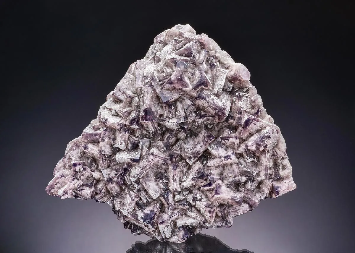 Fluorite with Quartz - image 1