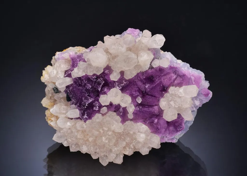 Fluorite with Quartz