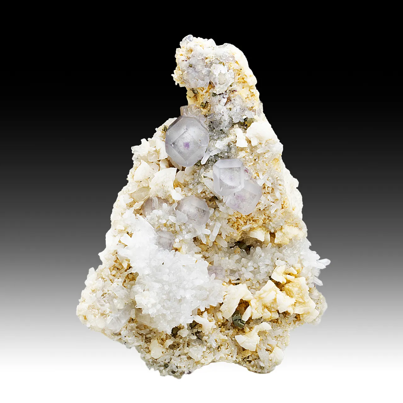 Fluorite with Quartz, Dolomite - image 2