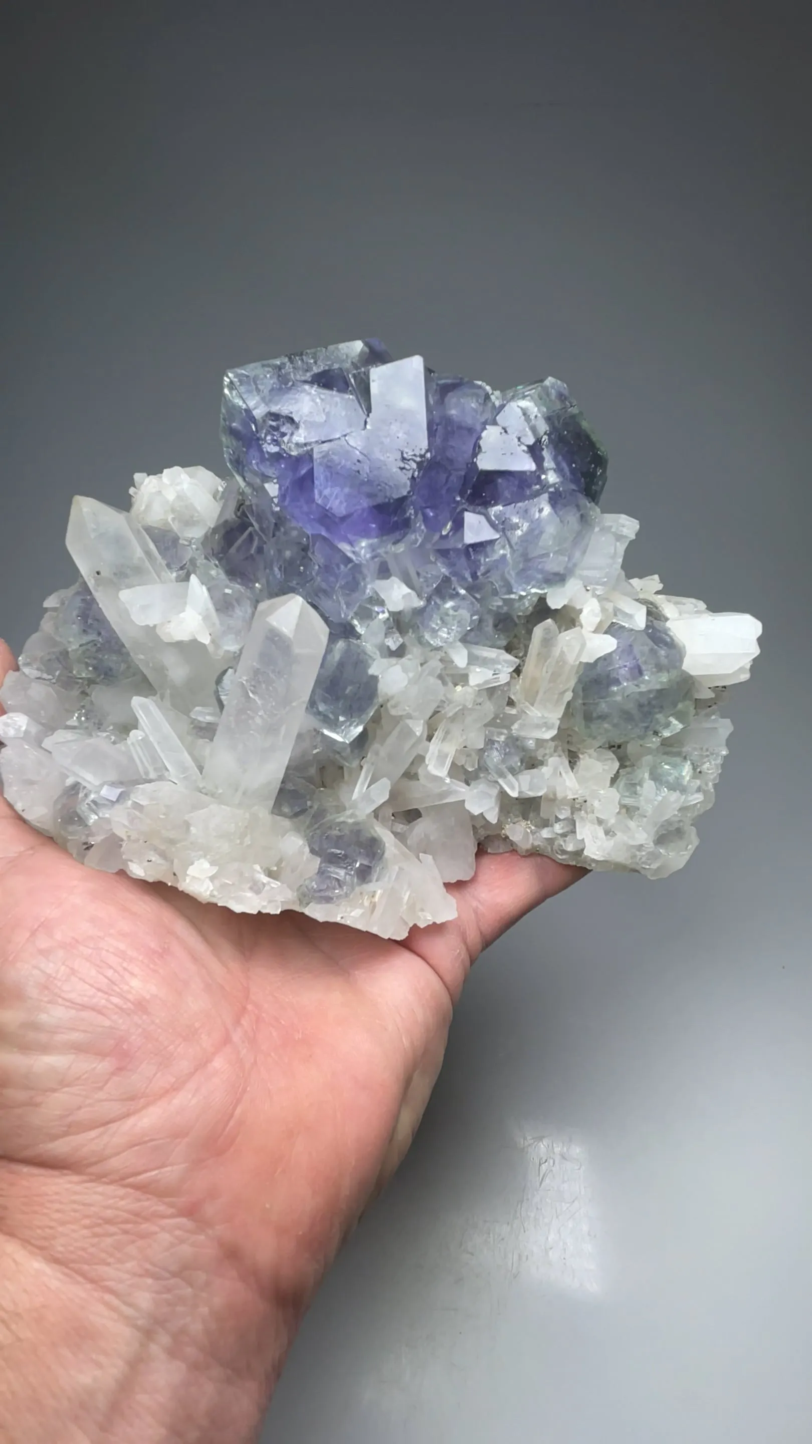 Fluorite with Quartz - image 3