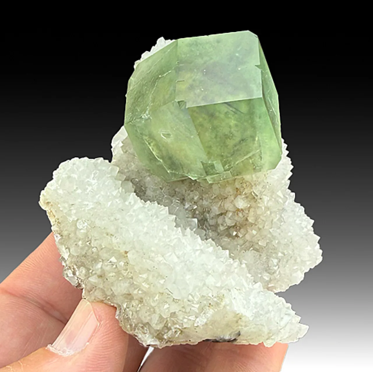 Fluorite with Quartz - image 1