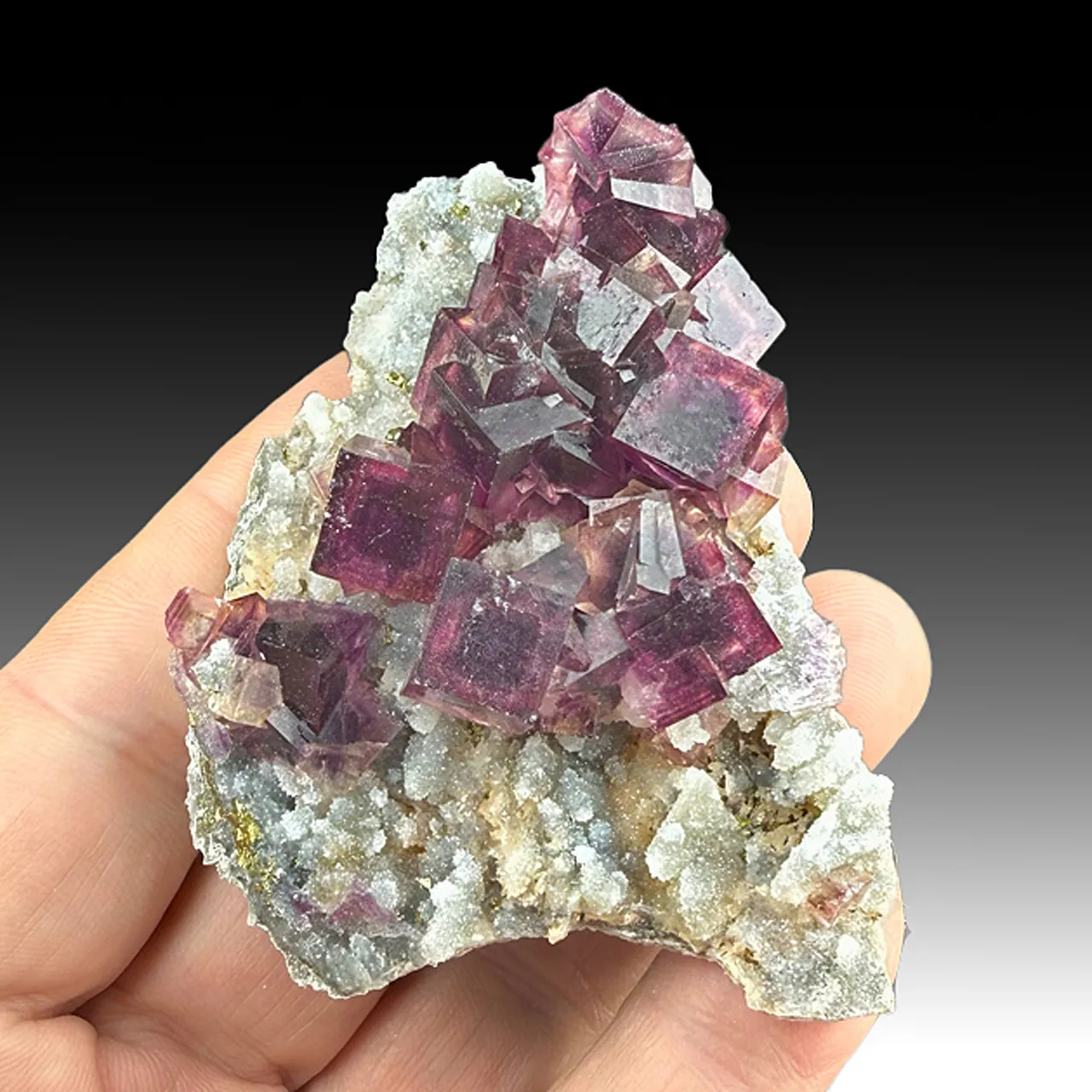 Fluorite with Quartz - image 1